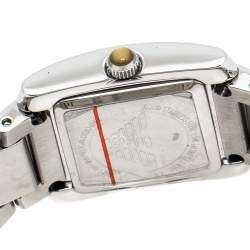 Pre Owned Emporio Armani Peach Stainless Steel AR5710 Women's Wristwatch 23 mm
