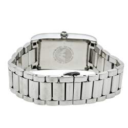 Pre Owned Emporio Armani Mother Of Pearl Stainless Steel Classic AR2037 Women's Wristwatch 24.50 mm
