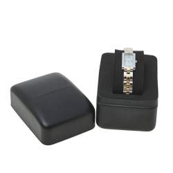 Pre Owned Emporio Armani Blue Mother Of Pearl Stainless Steel AR3109 Women's Wristwatch 16 mm