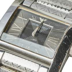 مملوكة مسبقًا Emporio Armani Black Stainless Steel AR5708 Women's Wristwatch 27 mm