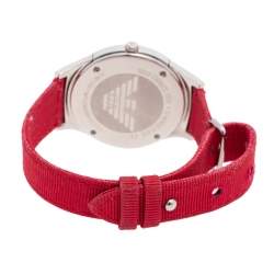 Pre Owned Emporio Armani Mother of Pearl Stainless Steel AR5754 Women's Wristwatch 38 mm