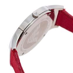 Pre Owned Emporio Armani Mother of Pearl Stainless Steel AR5754 Women's Wristwatch 38 mm