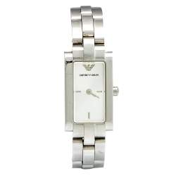 Pre Owned Emporio Armani Silver Stainless Steel AR5433 Women's Wristwatch 16 mm