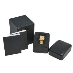 Pre Owned Emporio Armani Cream Gold Plated Stainless Steel AR0124 Women's Wristwatch 20 mm 