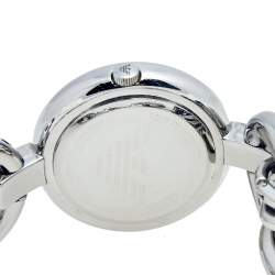 Pre Owned Emporio Armani Silver Stainless Steel Charm AR-5713 Women's Wristwatch 28 mm