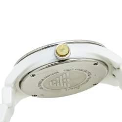 Pre Owned Emporio Armani Mother of Pearl Ceramic Stainless Steel AR-1426 Women's Wristwatch 39 mm