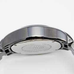 Pre Owned Emporio Armani Black Ceramic Stainless Steel AR1401 Women's Wristwatch 38 mm
