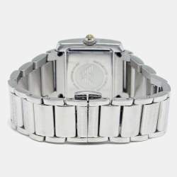 Pre Owned Emporio Armani Champagne Stainless Steel AR5709 Women's Wristwatch 27 mm