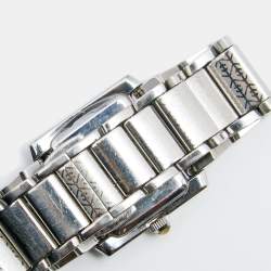 Pre Owned Emporio Armani Champagne Stainless Steel AR5709 Women's Wristwatch 27 mm