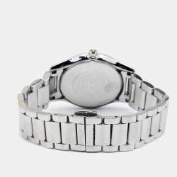 Pre Owned Emporio Armani Silver Stainless Steel AR8021 Women's Wristwatch 29 mm