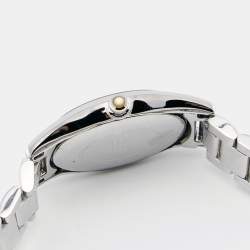 Pre Owned Emporio Armani Silver Stainless Steel AR8021 Women's Wristwatch 29 mm