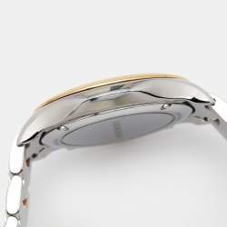 Pre Owned Emporio Armani Mother of Pearl Two Tone Stainless Steel Esedra ARS8503 Women's Wristwatch 35 mm