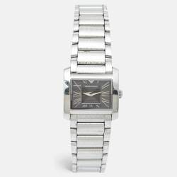 Emporio Armani Grey Stainless Steel AR5708 Women s Wristwatch 27 mm TLC