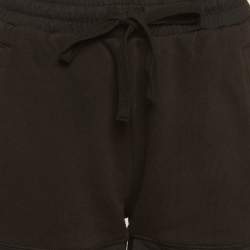 Pre Owned Entire Studio Black Jersey Utility Track Pants S