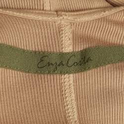 مملوكة مسبقًا Enza Costa Beige Rib Knit Maxi Dress M