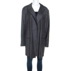 Equipment Charcoal Grey Wool Oversized Blazer S