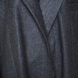 Equipment Charcoal Grey Wool Oversized Blazer S