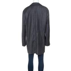 Equipment Charcoal Grey Wool Oversized Blazer S