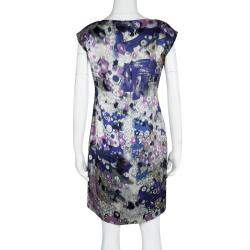 Erdem Multicolor Digital Printed Silk Sleeveless Dress M
