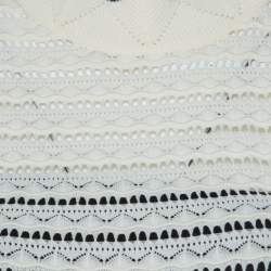 Erdem Cream Pointelle Knit Sleeveless Mariana Top S