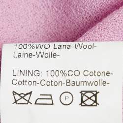 Pre Owned Ermanno Scervino Pink Crepe Pleated Sleeveless Mini Dress M