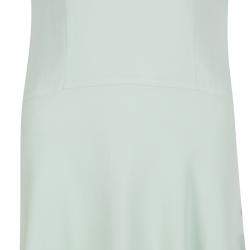 Pre Owned Ermanno Scervino Mint Green Sleeveless Fit and Flare Dress M