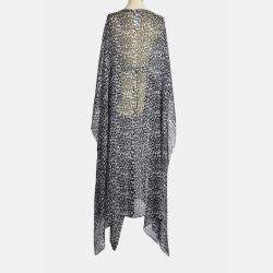 Ermanno Scervino Printed Silk Kaftan IT 46