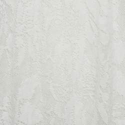 Pre Owned Ermanno Scervino White Lace Sleeveless Mini Dress S