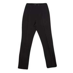 Ermanno Scervino Black High Waist Tailored Pants S