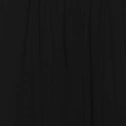 Pre Owned Escada Black Jersey Beads Embellished Sleeveless Tops XL