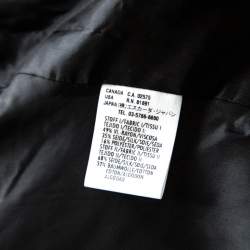 Pre Owned Escada Metallic Black Satin Trim Tailored Blazer M