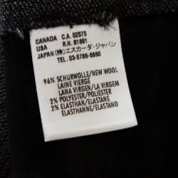 Escada Grey Wool Straight Fit Tailored Hose Trousers L