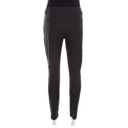 Escada Forest Green Stretch Denim Teresa Straight Leg Jeans M