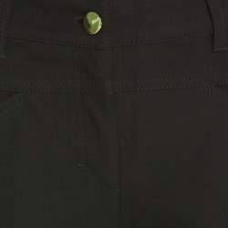 Escada Forest Green Stretch Denim Teresa Straight Leg Jeans M