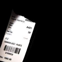 Pre Owned Escada Navy Blue Wool Straight Leg Tzipora Formal Trousers M