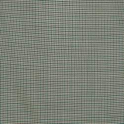 Escada Green and White Mini Houndstooth Pattern Wool Rowena Pencil Skirt L