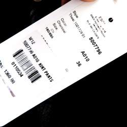 Pre Owned Escada Charcoal Grey Marled Knit Bootcut Thesi Trousers M