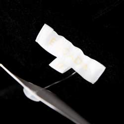 Pre Owned Escada Charcoal Grey Marled Knit Bootcut Thesi Trousers M