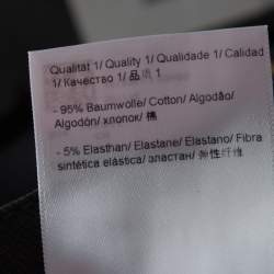 Pre Owned Escada Navy Blue Stretch Denim Teresa Straight Leg Jeans M