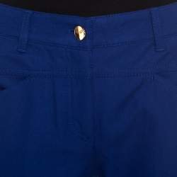 Pre Owned Escada Cobalt Blue Stretch Denim Teresa Straight Leg Jeans S