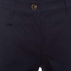 Pre Owned Escada Navy Blue Stretch Denim Teresa Straight Leg Jeans S