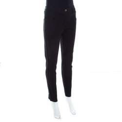 Escada Black Stretch Denim Teresa Straight Leg Jeans S