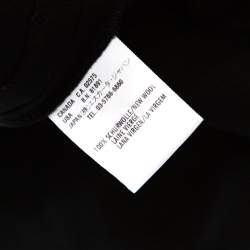 Escada Black Wool High Waist Tailored Trousers M