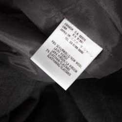 Pre Owned Escada Grey Melange Wool High Waist Tailored Trousers M