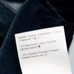Escada Indigo Faded Effect Denim Sequined Back Pocket Detail Skinny Jeans S