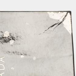 Pre Owned Escada Plum Leather E Logo Buckle Belt 85CM