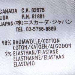 Pre Owned Escada Brown Velvet Top Stitch Detail Blazer M