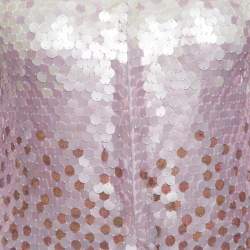 Escada Multicolor Ombre Sequined Wool Cardigan M