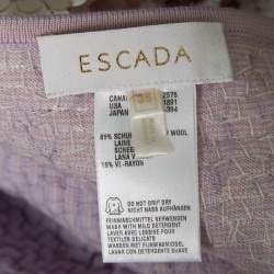 Escada Multicolor Ombre Sequined Wool Cardigan M