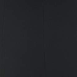 Escada Black Crepe Pintuck Detail Tapered Tonisa Trousers XL